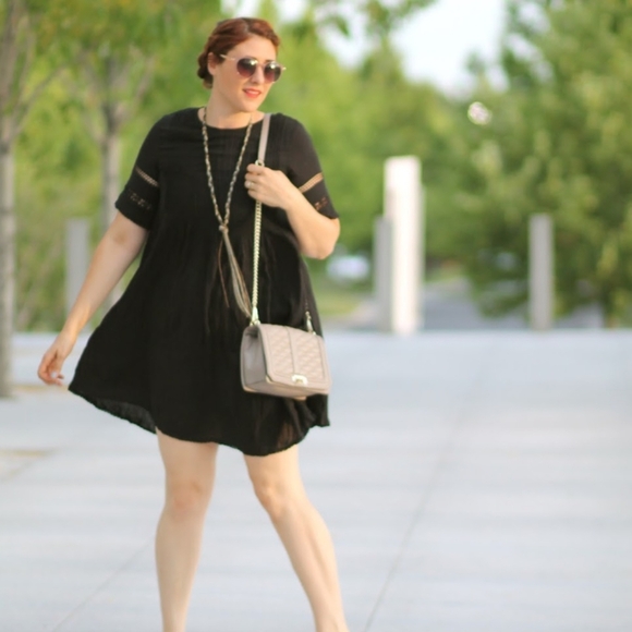 Wilfred Black Sonora dress Size L Aritzia - Picture 1 of 13